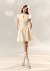 Lily of the Valley Embroidered Dress